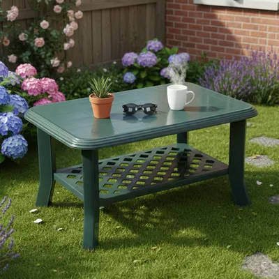 Produktbild von Ucria - Gartentisch, 90x60x46h cm Grün, 2 Plätze  Italy
