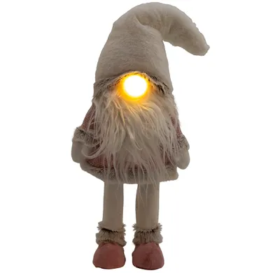 Produktbild von Wichtel 40cm (60cm) Wackelgnom mit LED Dekofigur Weihnachten