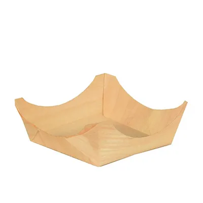 Produktbild von Papstar 85685, Schüssel, Quadratisch, Holz, Natürlich/Natur, Einfarbig, 50 Stück(e)