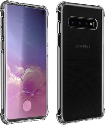 Produktbild von Avizar, Schutz-Set, Hülle + Schutzfolie für Samsung Galaxy S10, Transparent