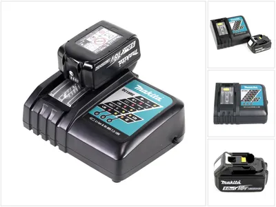 Zdjęcie produktu dla Zestaw Makita Power Source Kit 18V z 1x akumulatorem BL1850B 5.0Ah + ładowarką DC18RC