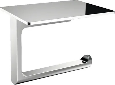Produktbild von Papierrollenhalter mit Ablage Emco Flow chrom 279800100