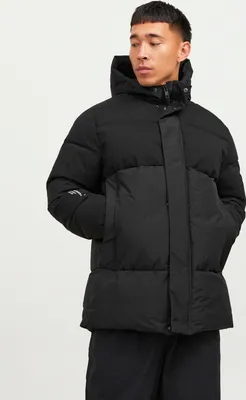 Produktbild von Jack & Jones Jacke FORCE Winddichte Pufferjacke mit Kapuze und Reißverschluss