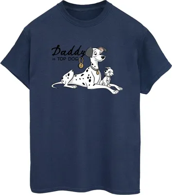 Produktbild von Disney - "101 Dalmatians Top Dog" T-Shirt für Damen BI26084 (L) (Marineblau)