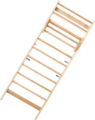 Obrázok produktu pre SucceBuy 10-stupňový drevený nástenný gymnastický rebrík na vnútorné fitnes a lezenie