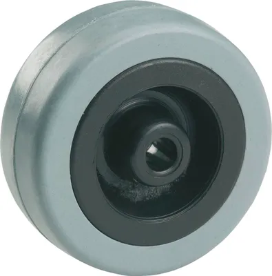 Produktbild von DÖRNER + HELMER Rad Gummi Kunststoff-Felge 100 mm 70 kg