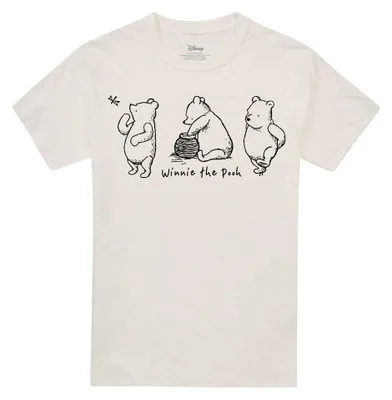 Image de Winnie l'ourson - T-shirt « Classic » pour homme/femme, unie TV33980 (XL) (Naturel)