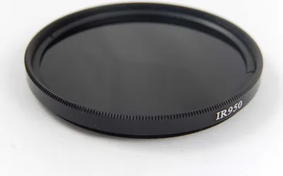 Produktbild von vhbw Universal Infrarot Filter 950nm für Kamera Objektive mit 58mm Filtergewinde - Zirkularer IR-Filter, Schwarz