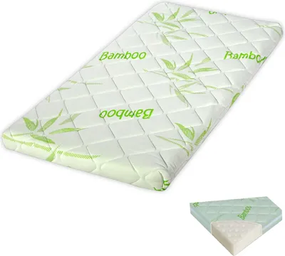 Produktbild von Lorelli Babybett Matratze Comfort Bamboo 120 x 60 cm Bezug abnehmbar waschbar grün
