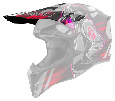 Immagine prodotto di Frontino Casco Airoh WRAAAP Cyber Rosso