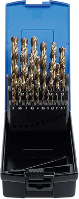 Immagine prodotto di BGS Set di punte elicoidali HSS-G M35 in acciaio al cobalto 1 - 13 mm 25 pezzi - 116