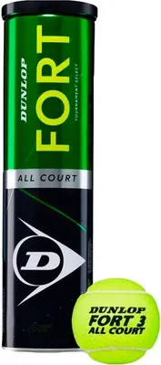 Zdjęcie produktu dla Piłki tenisowe Dunlop Fort All Court Ts 2 sztuki Żółte 4 piłki Żółte 4 piłki