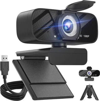 Zdjęcie produktu dla Elastyczna kamera internetowa USB 1080p do laptopów i komputerów stacjonarnych