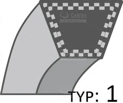 Zdjęcie produktu dla Pasek napędowy lemiesza MTD 12.7x2298