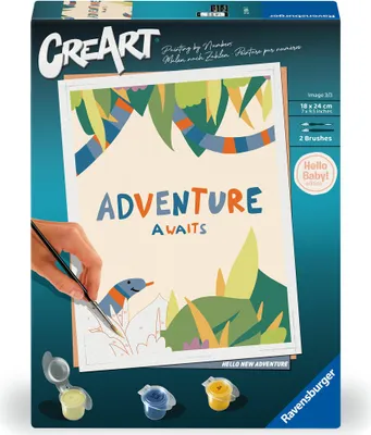 Produktbild von Ravensburger CreArt - Malen nach Zahlen 23904 - Hallo Neues Abenteuer - Erwachsene ab 12 Jahren