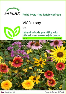 Obrázok produktu pre SAFLAX - vtáčie sny - Mix - 1000 Semená