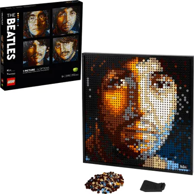 Produktbild von LEGO 31198 Art The Beatles Set, Poster für Sammler, Wanddekoration, DIY Puzzle für Erwachsene