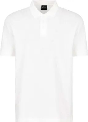 Produktbild von Armani Exchange Weißes Polo -T -Shirt mit Logo – L