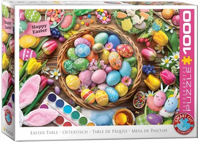 Produktbild von Puzzle, 1000 Teile, Eurographics, Ostertisch