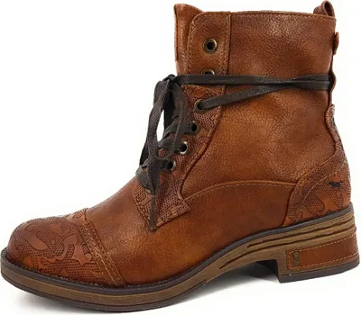 Produktbild von Mustang Damenschuhe Stiefeletten Reißverschluss Stiefel Braun Freizeit