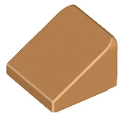Imagen del producto de LEGO: 100 piezas de pieza inclinada/pieza en ángulo, color beige medio