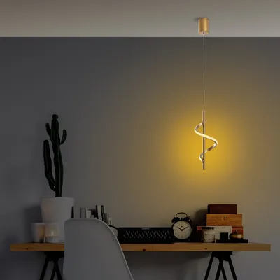 Image de Opviq, Lıkma - 13519, Chandelier, or, 16 x 16 x 50-100 cm