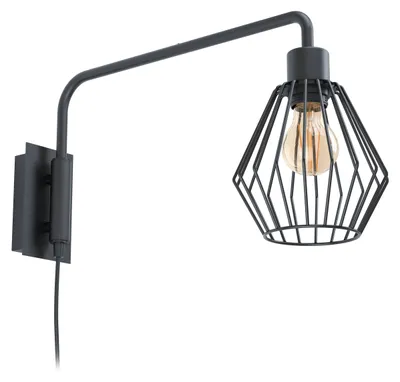 Produktbild von EGLO Tabillano, Oberfläche, andere, 1 Glühbirne(n), E27, IP20, Schwarz