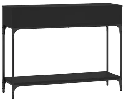 Obrázek produktu pro vidaXL Konzolový stůl černý 100x30,5x75 cm odvozený výrobek ze dřeva
