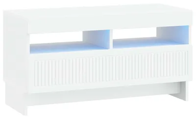 Immagine prodotto di Mobile TV LED bianco, realizzato in materiale composito di legno