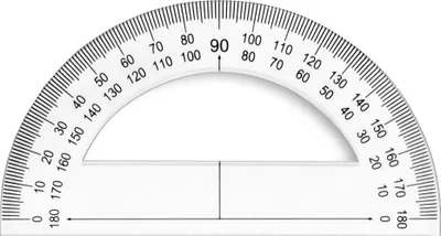 Produktbild von Wonday Halb Winkelmesser 180 Grad 120 mm aus Kunstoff