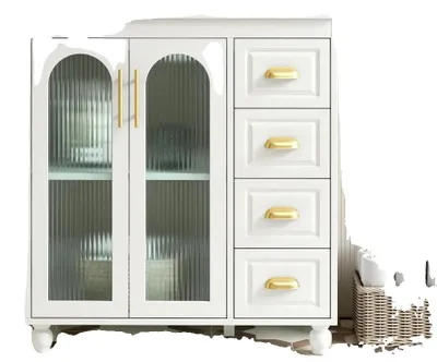 Productafbeelding van Badkamerkast, compact ontwerp, duurzame materialen, CQY-WIT