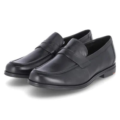 Produktbild von LLoyd Herren Loafer/ Slipper KAIRO Schwarz Glattleder Größe:61/2