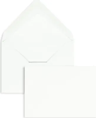 Produktbild von Briefumschläge 157x225mm (DIN C5) 100g/qm gummiert VE=100 Stück weiß
