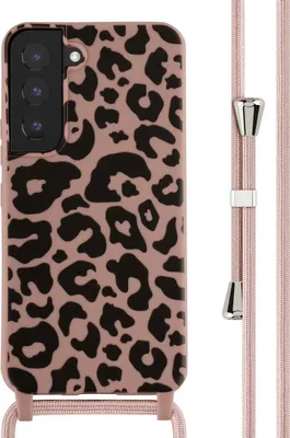 Zdjęcie produktu dla imoshion Silikonowe etui ze sznurkiem do Samsung Galaxy S22 - Animal Pink