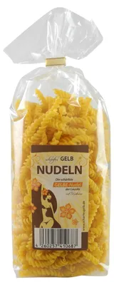 Produktbild von "scharfes GELB" Nudeln (350 g)
