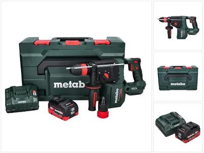 Produktbild von Metabo KH 18 LTX BL 28 Q Akku Bohrhammer 18 V 3 J SDS plus Brushless + 1x Akku 10,0 Ah + Ladegerät + metaBOX