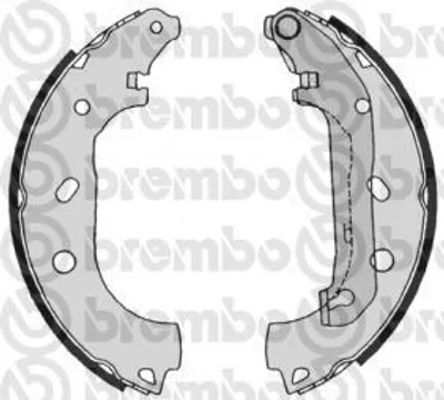 Produktbild von Brembo Bremsbackensatz Hinterachse S 24 539
