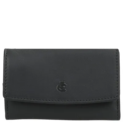Produktbild von Esquire Leder Schlüsselmäppchen Logo Key Case Black schwarz
