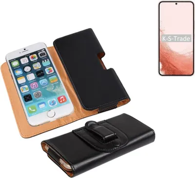 Produktbild von K-S-Trade Schützhülle Handyhülle kompatibel mit Samsung Galaxy S22 Exynos Holster Gürtel Tasche Schutzhülle Handy-Tasche Smartphone Case