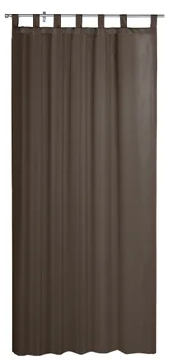 Produktbild von Übergardine Emotion mat schokobraun 140x245 cm Schlaufen
