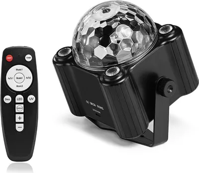 Produktbild von Disco Ball Partylichter, Soundaktivierte LED-Strobe,bunte Lichter für Tanzpartys,Geburtstagsfeiern,Hochzeiten,Halloween und Weihnachtsdekorationen.