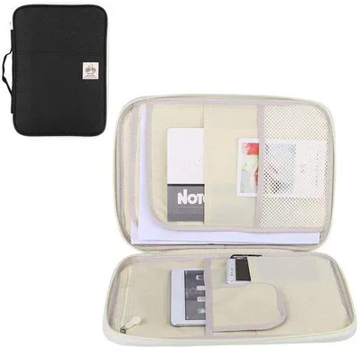Productafbeelding van Waterdichte organizer-tas met multifunctioneel ontwerp - 35x25x3,5 cm - Ideaal als reisaccessoire voor notitieboeken en schrijfgerei