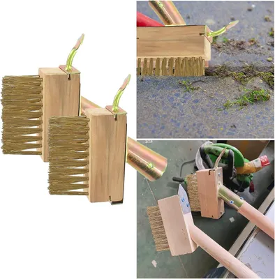 Produktbild von Unkrautbürste - Für Fugenreinigung - 2 Stück - Stahlbürste