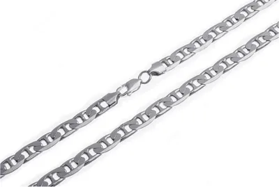 Produktbild von SILBERKETTEN STORE Stegpanzerkette 7,5mm - 925 Silber, Länge wählbar von 40-100cm - 55cm