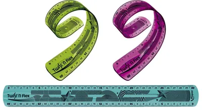 Immagine prodotto di Maped 027900 Righello Twist'n Flex - 30 cm, assortito, in custodia di plastica