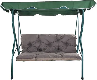 Immagine prodotto di cuscini per altalena hollywood a 3 posti antracite 160 x 60 x 50 cm | cuscini per sedute da esterno | cuscini per altalena hollywood | cuscini da giardino | cuscini per panchine