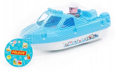 Image de Bateau jouet Polesie Kapitän, 34 cm, multicolore