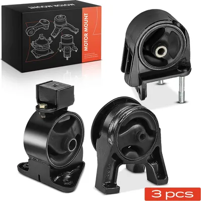 Image de Frankberg 2x Support moteur + 1x Support de boîte de vitesses gauche pour Hyundai Santa Fé II CM KIA Sorento II XM