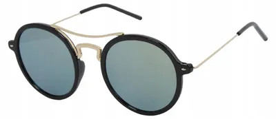 Produktbild von Haker H557C Sonnenbrille Schwarz-Gold Spiegelfinish UV-Schutz