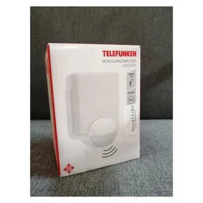 Produktbild von Telefunken Bewegungsmelder 306006TF IP44  Erfassungswinkel 240° Reichweite 12m